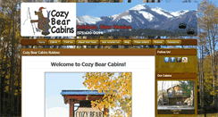 Desktop Screenshot of cozybearruidoso.com